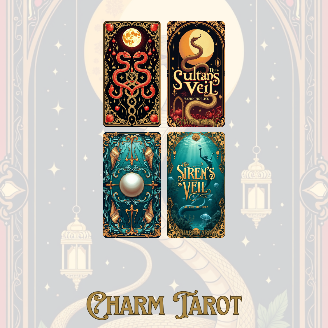 The Sultan's Veil Digital Tarot Deck